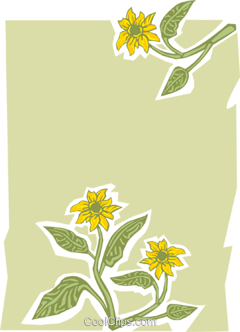 Flower Background Royalty Free Vector Clip Art Illustration - Flower Background Royalty Free Vector Clip Art Illustration (347x480)