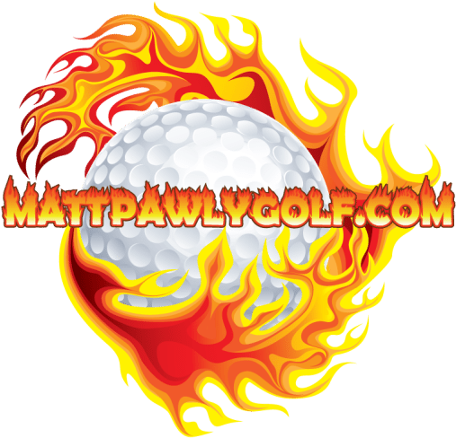 Matt Pawly Golf Golfer Junior San Antonio Mattpawlygolf - Volleyball Logo With Fire (512x512)