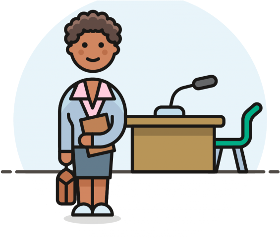 Lawyer Clipart African American Lawyer - Lawyer Cartoon Png (640x480)