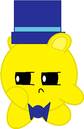 Golden Freddy As A Puffball By Bonnielikestoast666 - Golden Freddy As A Puffball By Bonnielikestoast666 (326x487)