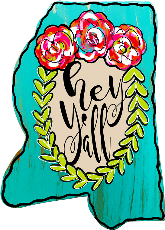 Mississippi Floral State - Mississippi Floral State (555x768)