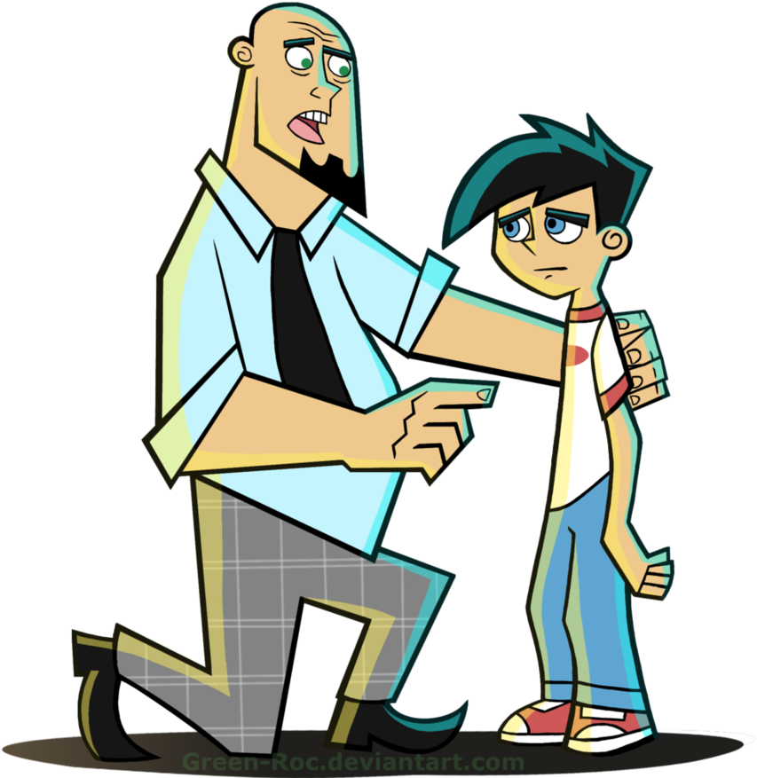 Hero Danny Lancer By Green-roc On Deviantart - Danny Fenton Et Lancer (894x894)