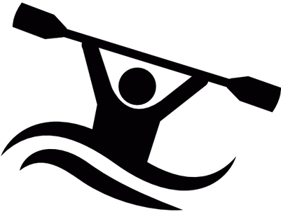 Kayak Clipart Sign - Kayak Icon Png (400x400)
