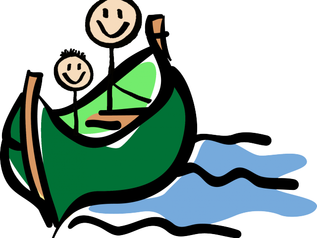 Canoe Clipart Canoe Race - Stick Figure (640x480)