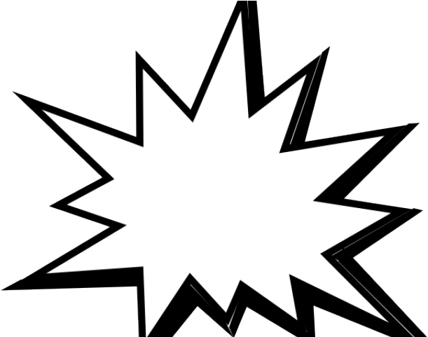 Flash Clipart Bubble Burst - Comic Book Bubble Transparent (640x480)