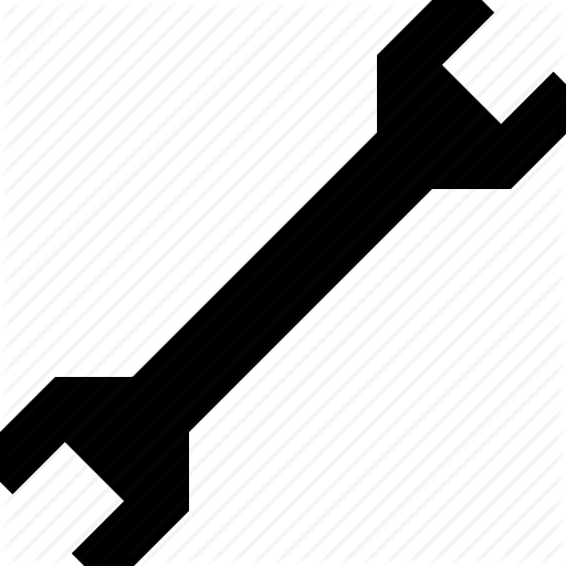 Mechanic Clip Art Wrench Black And White - Wrench Icon (512x512)