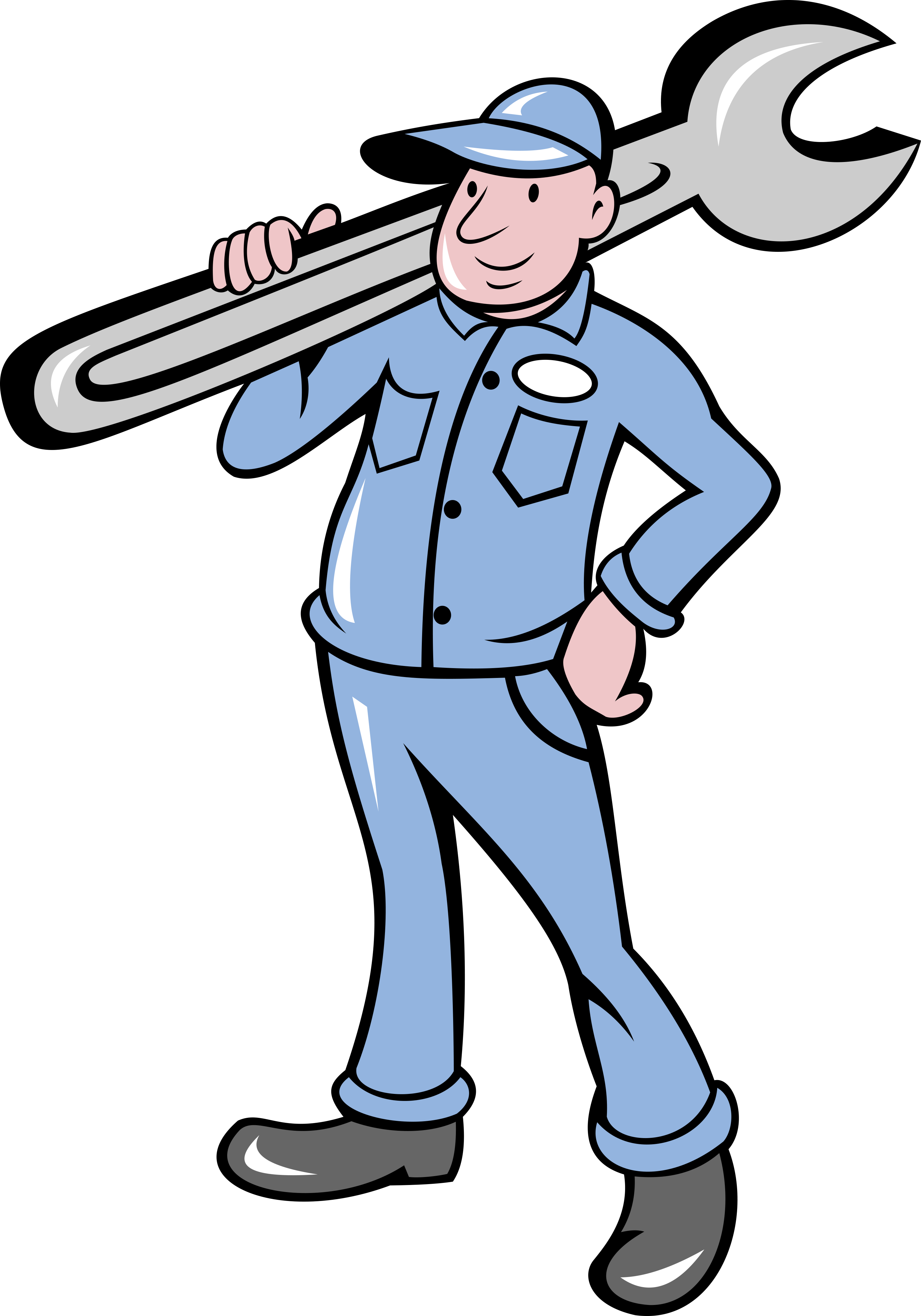 Cartoon Auto Repair Wrenches Transparent Background - Wrench Mechanic (3000x4290)
