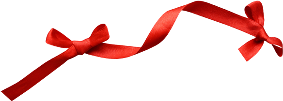 Ribbon Png Image - Red Gift Ribbons Png (600x244)