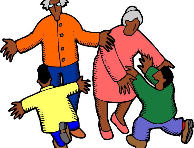 Breakfast Clipart Grandparents Day - Grandkids And Grandparents Gif (640x480)
