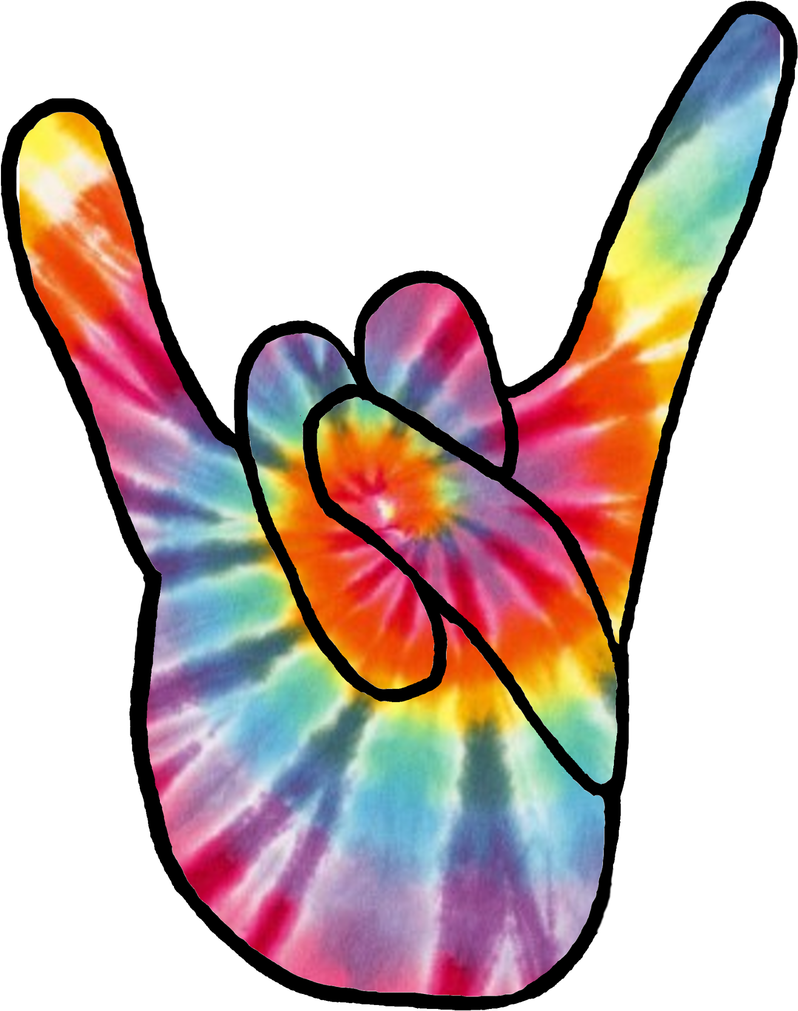 Rock On Tie Dye - Rock On Tie Dye (2146x2847)
