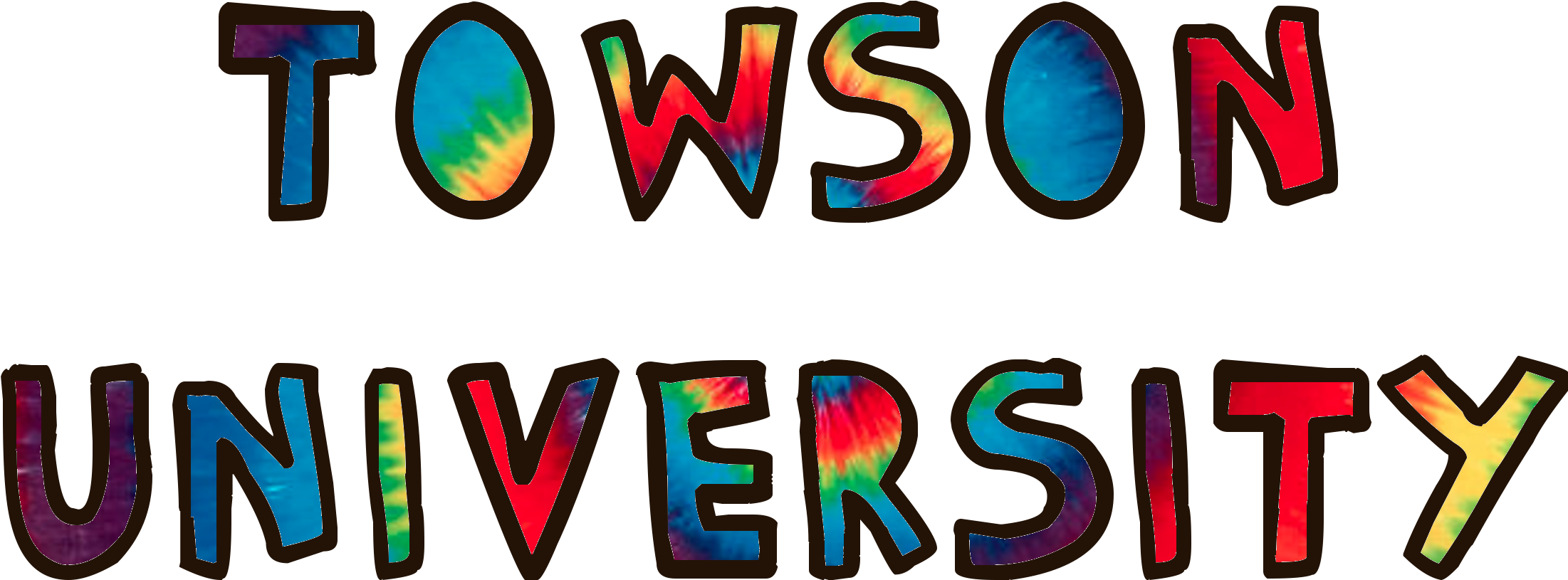 Towson University Tie Dye - Towson University Tie Dye (2292x1100)