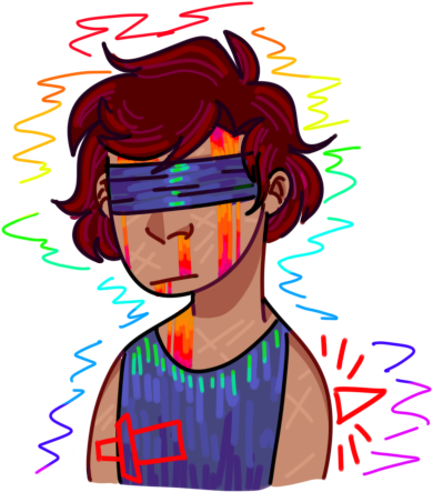 “oh Yeah Oh Yeah I'm Just A Tie-dye Dragon ” - Illustration (500x500)