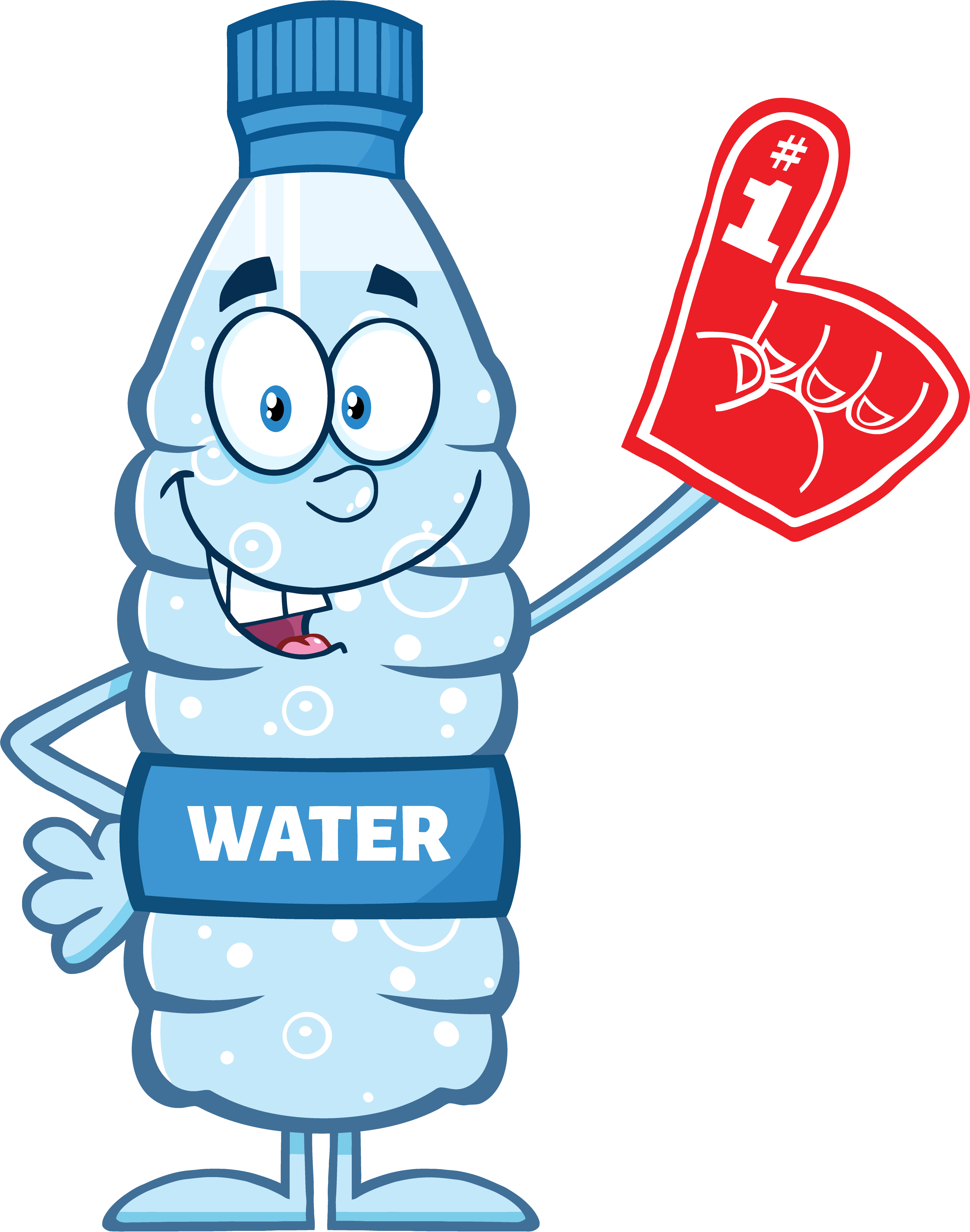 Plastic Bottle Water Cartoon (3516x4466)