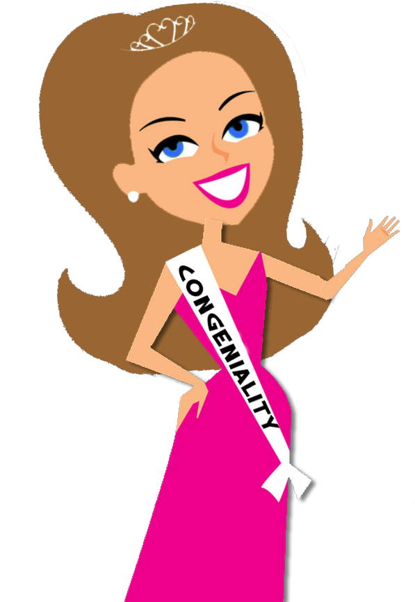 This Woman Is Full Of Surprises Jaimee Acts On Stage, - Ms Congeniality Clipart (672x902)