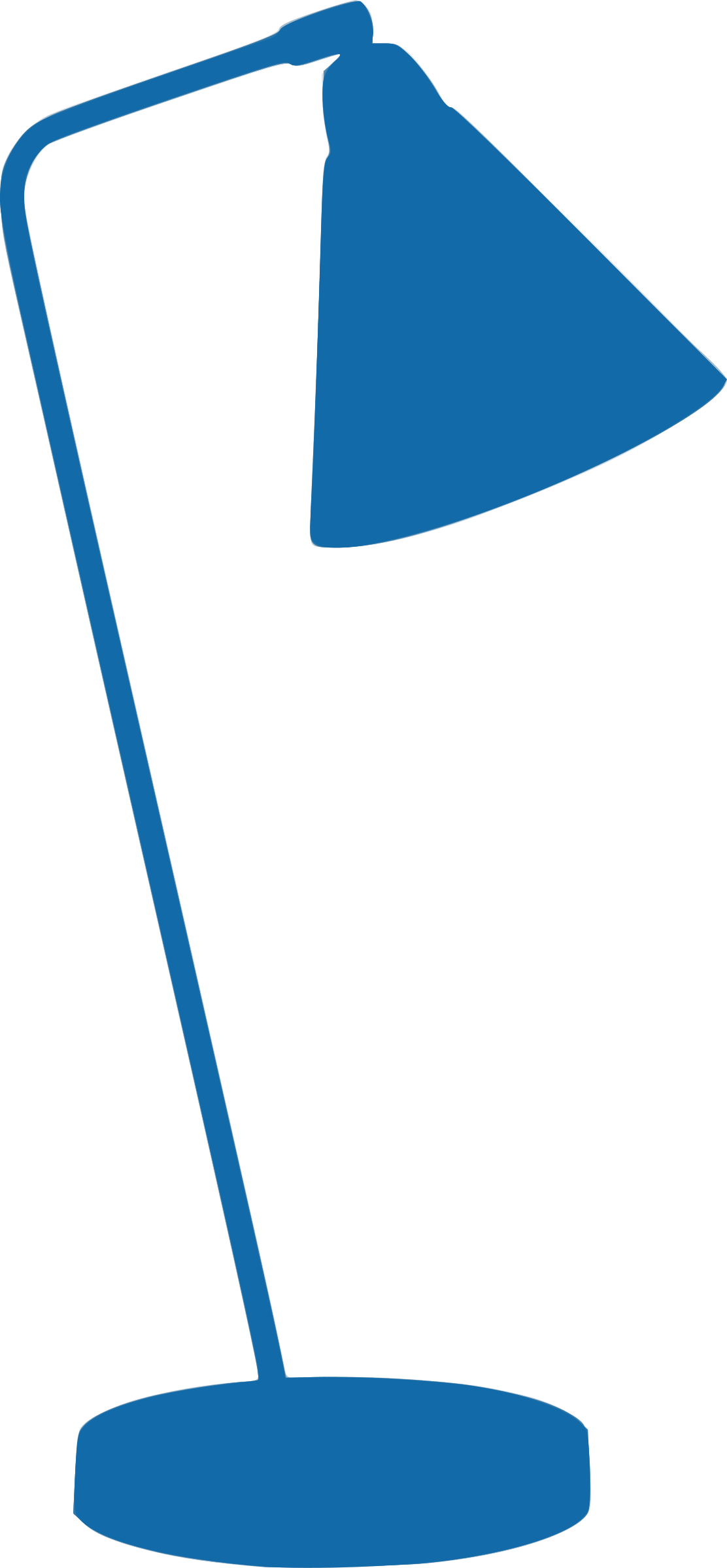 Desktop Lamp Vector Clipart Image Free Stock Photo - Lampara Azul Png (1112x2400)