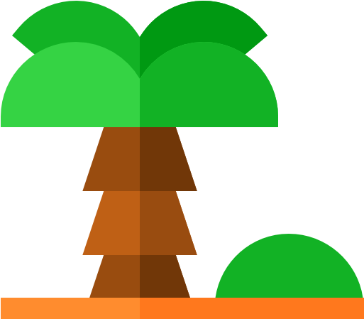 Coconut Tree Free Icon - Illustration (512x512)