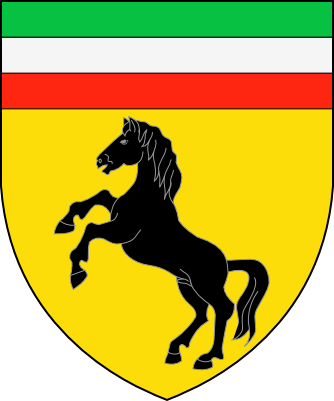 Dibujo Her&193ldico Hoy Jugaremos Con I - Ferrari Escudo (334x401)