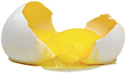 Egg, Food, Egg Yolk - Transparent Cracked Egg Png (640x480)