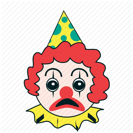 Sad Clown Face - Sad Clown Face Png (512x512)