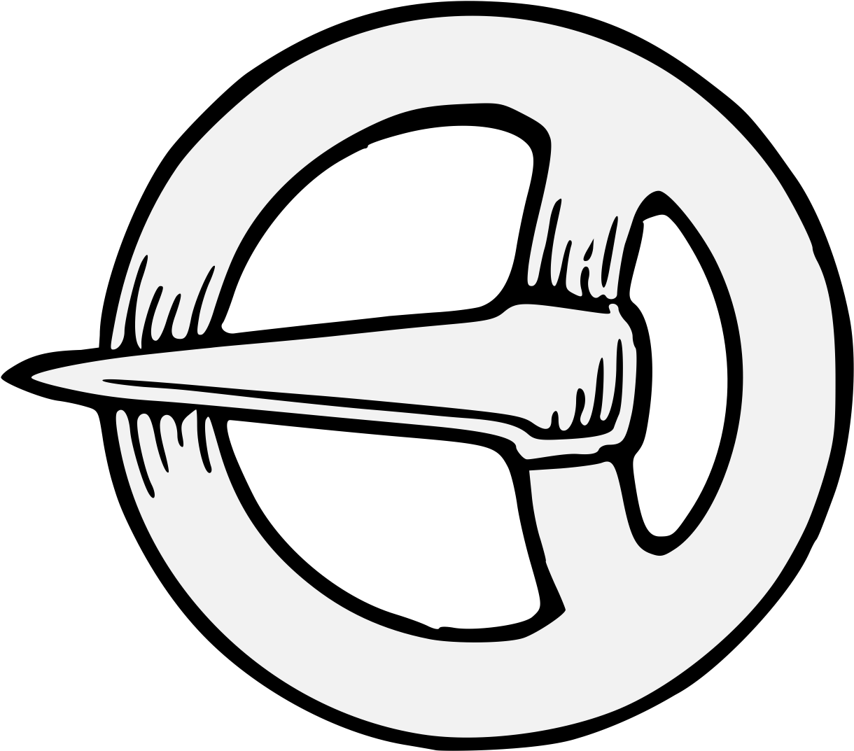 Buckle - Line Art (1237x1092)