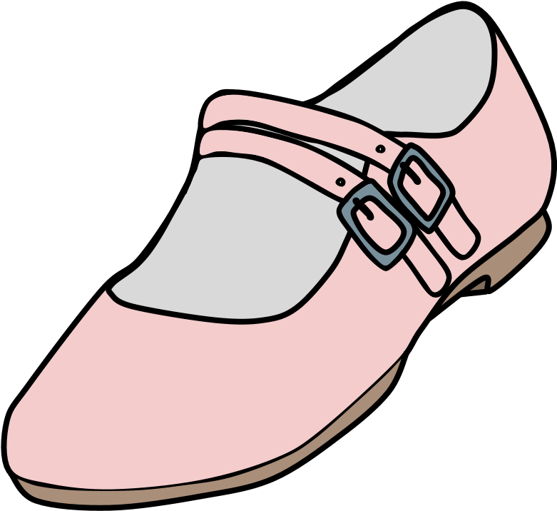 Mary Janes, Two Straps, Buckle, Pink - Mary Janes, Two Straps, Buckle, Pink (816x1056)