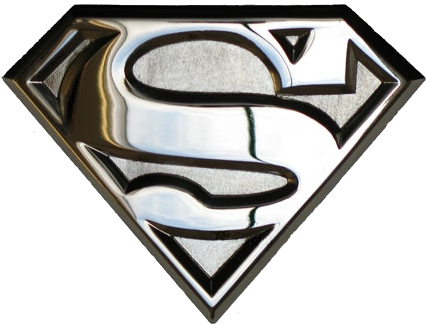 Superman Belt Buckle Clipart - Superman Symbol (425x331)