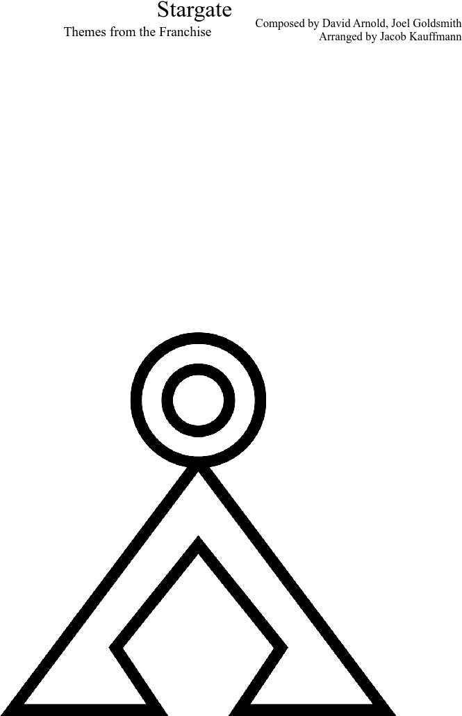 Stargate Sheet Music Composed By Composed By David - Circle (850x1400)