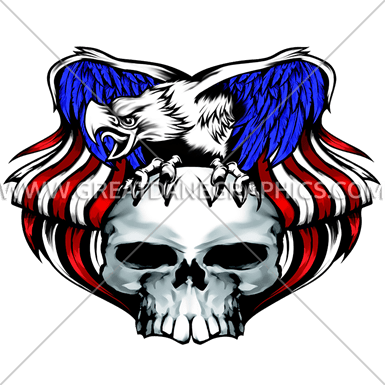 Skull Cinco De Mayo - Eagle Skull (385x385)