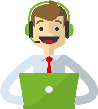 Customer Service - Customer Service Rep Vector (400x379)