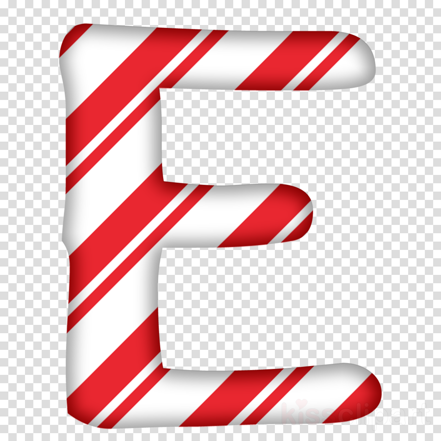 Christmas Alphabet Letters Png Clipart Santa Claus - Candy Cane Letters Png (900x900)