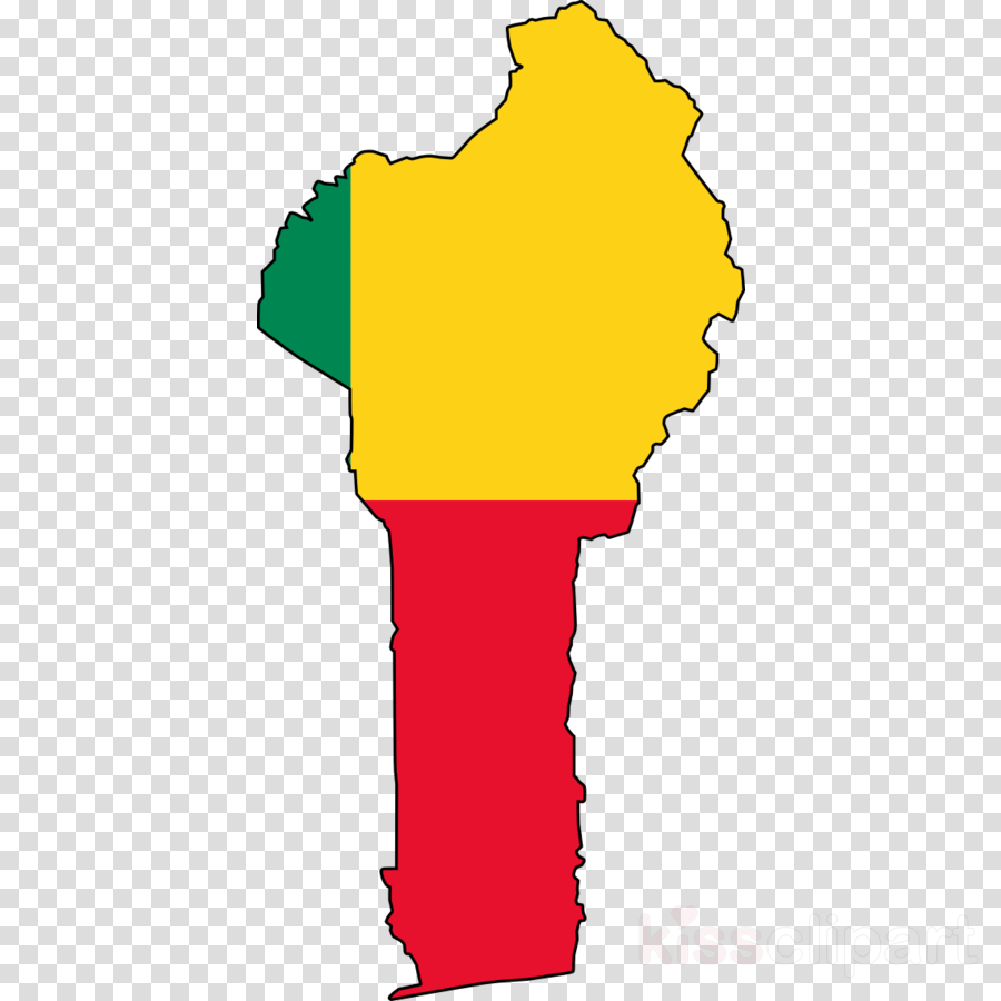 Benin Flag Map Clipart Flag Of Benin - Watercolor Purple Splash Png (900x900)