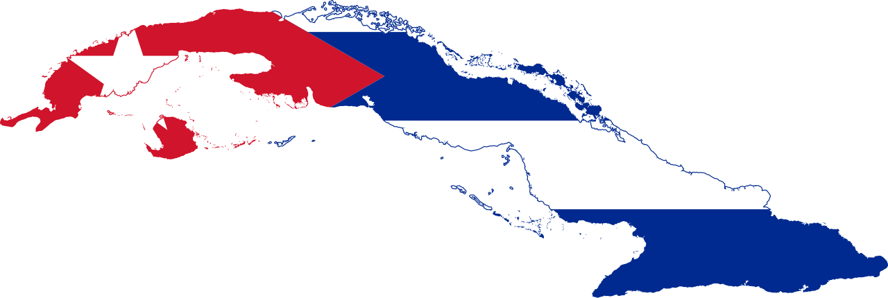 Clip Art Hiring Programmers In Pedro - Flag Map Of Cuba (1280x430)