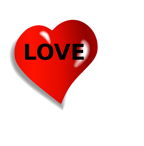 The Love Cake White Clip Art At Clkercom Vector Online - Heart (600x597)