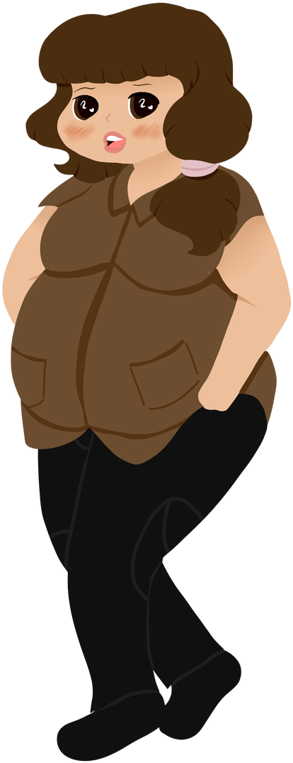 Chubby Caregiver [bbw] By Chubbychia - Cartoon (712x1123)