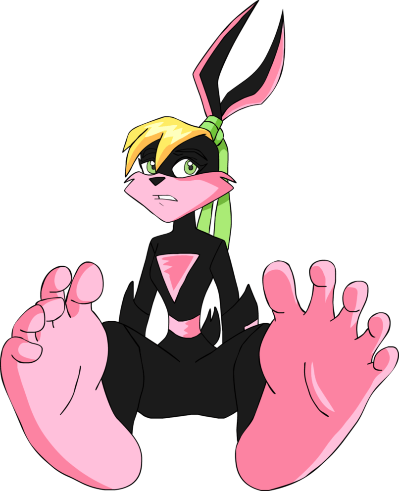 Deviantart Lexi Bunny Feet - Cartoon (806x992)