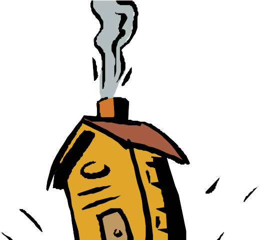 House Clipart Smoke - House Clipart Smoke (640x480)
