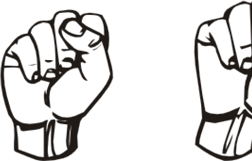Sign Language Clipart - S In Sign Language (640x480)