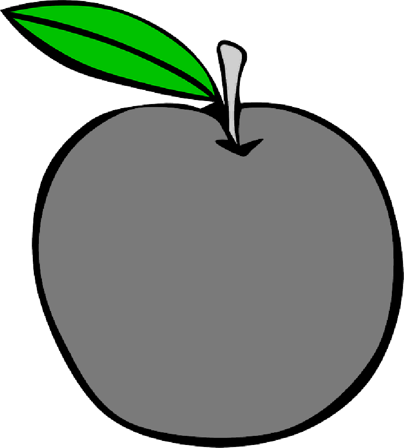 Apple Fruit Cartoon - Howth (800x887)