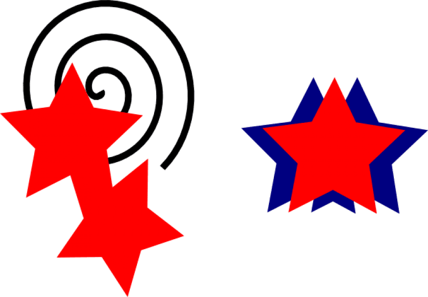 Free Png Download Red And Blue Stars Png Images Background - Blue And Red Stars Png (850x590)