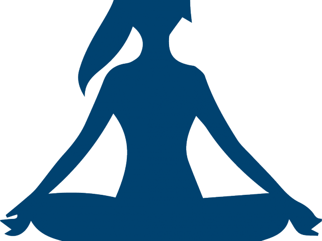 Meditation Clipart Silhouette - Small Yoga Clip Art (640x480)