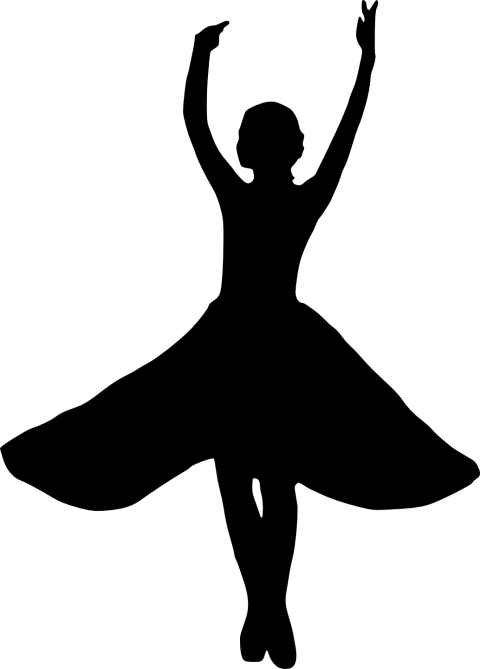 Free Png Ballerina Silhouette Png - Dance Pic Transparent Background (480x669)