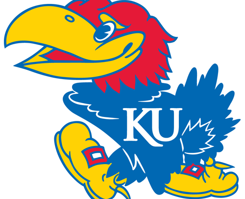 Transparent Kansas Jayhawks Logo (500x405)