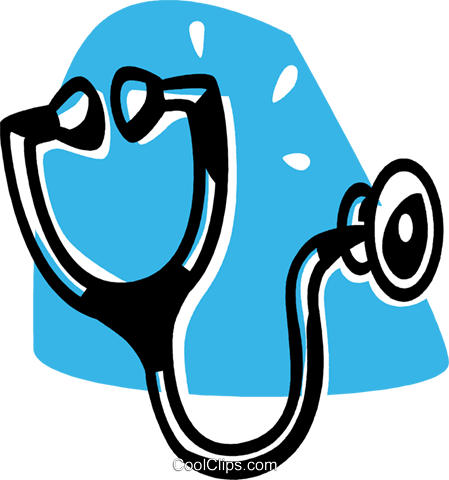 Stethoscopes Royalty Free Vector Clip Art Illustration - Stethoscope Clip Art (449x480)