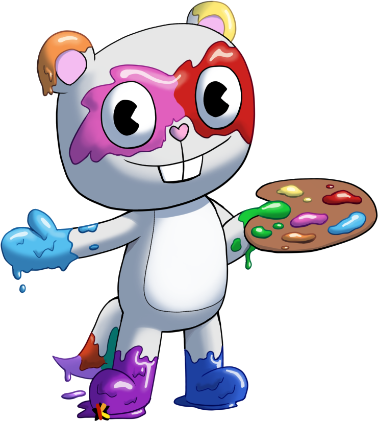 Happy Tree Ferret By Katonator - Happy Tree Ferret By Katonator (765x830)