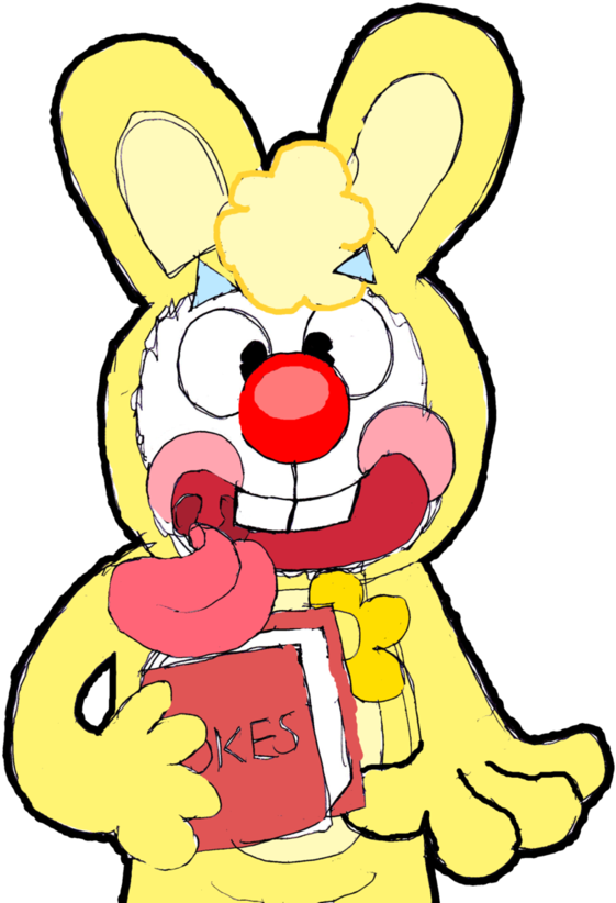 Cuddles As A Clown By Aygodeviant-d5vekh4 - Cartoon (561x822)