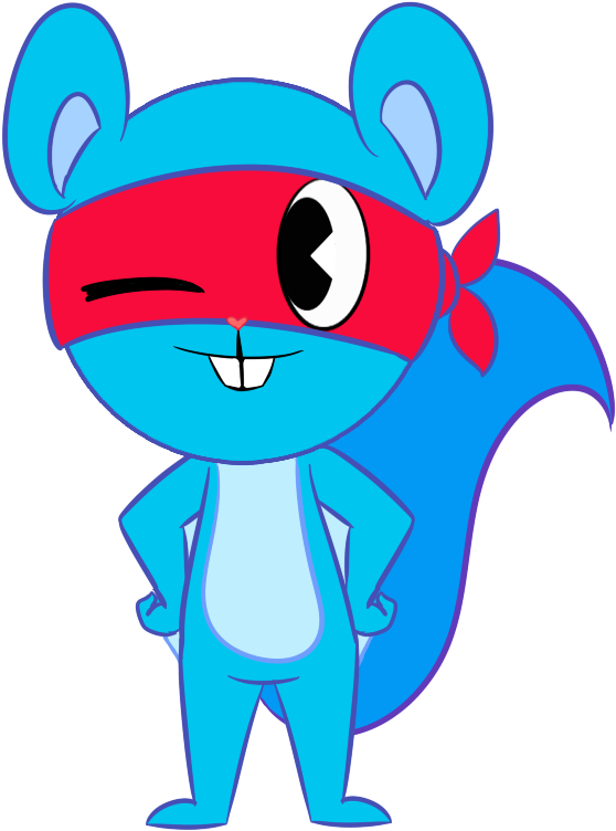 Splendid Pose 1 By Pokefubuki Happy Tree Friends, Beans, - Cartoon (700x900)