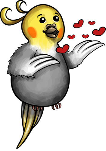 Cute Stickers Messages Sticker-8 - Cartoon (352x500)