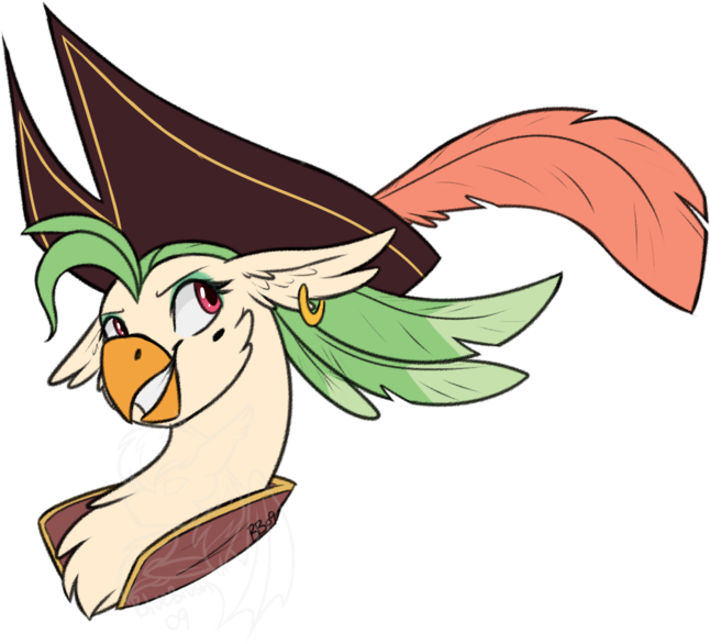 Bluebrush09, Beauty Mark, Bust, Captain Celaeno, Celaenobetes, - Cartoon (774x600)