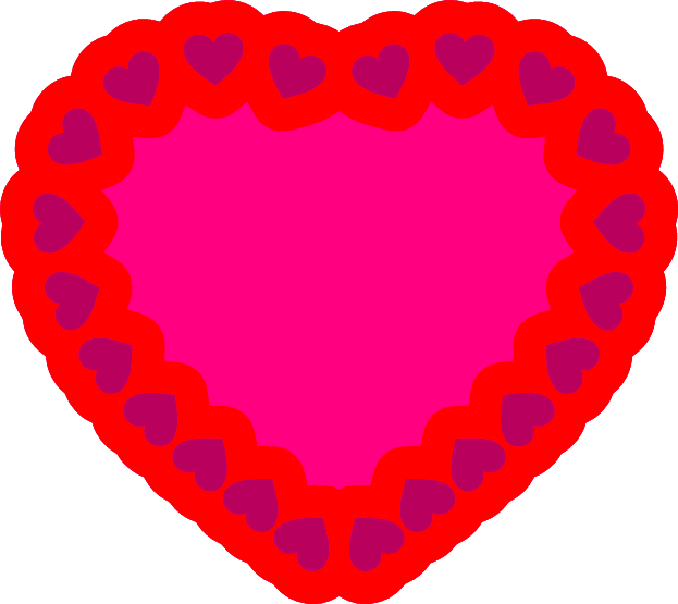 Heart Doilies Make The Cut Forum Clipart Transparent - Heart Doilies Make The Cut Forum Clipart Transparent (623x555)