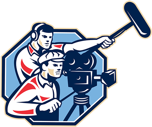 Phil Broom Tv Cameraman And Drone Operator - Filmmaker Cartoon (512x512)